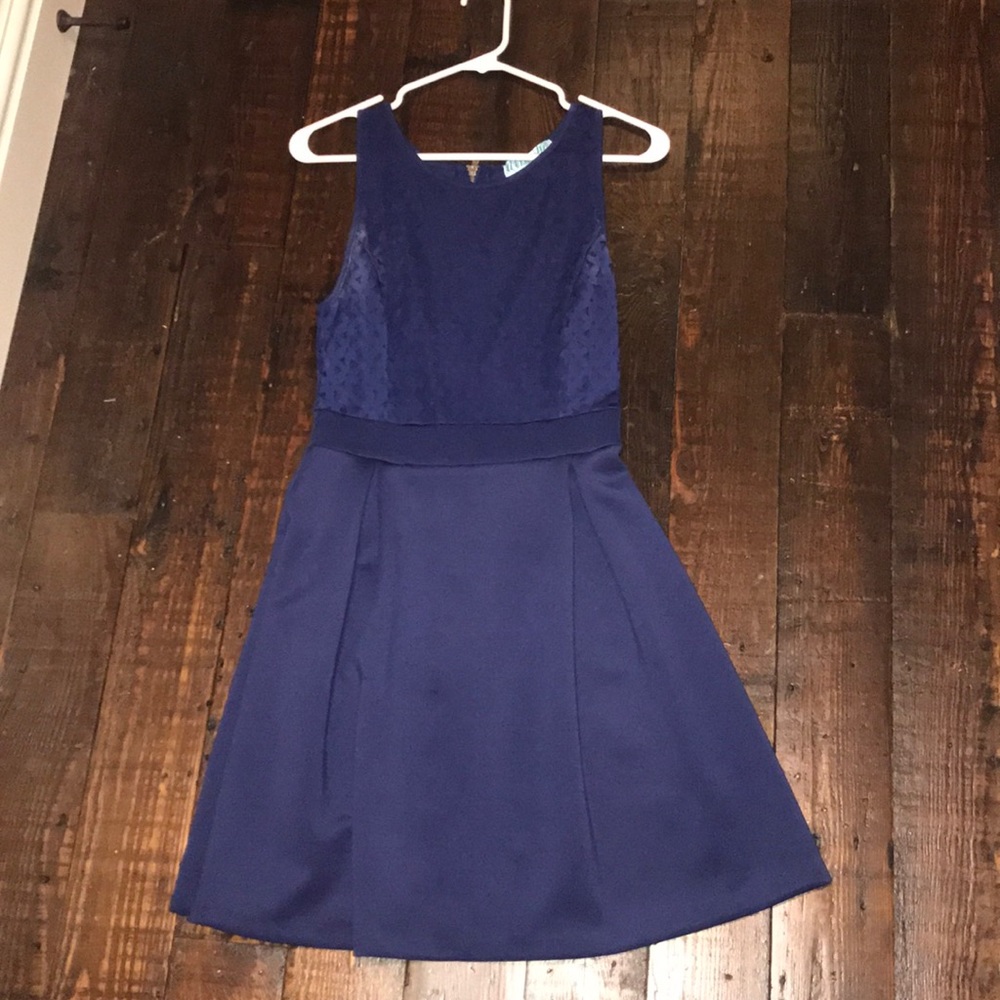 Blue dress